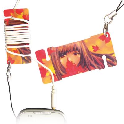 Image of Mini Plastic Earphone Winder Card
