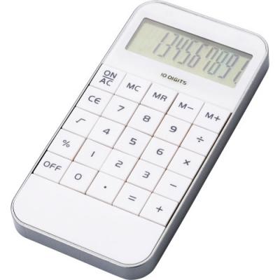 Image of Mobile phone shaped ten digit calculator