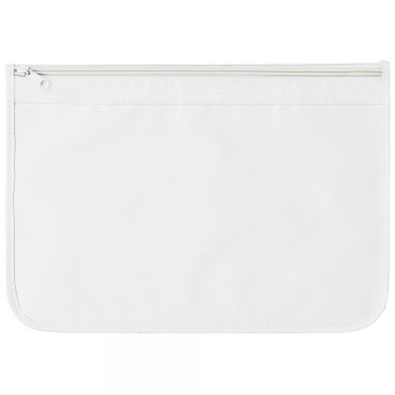 Image of Nylon Document Wallets - All White