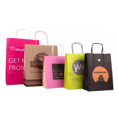 Image of Twisted Paper Handle Carrier Bag